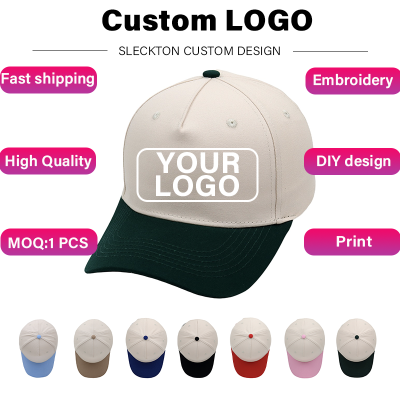 Baseball Cap Structured - SLECKTON Custom Logo Baseball Caps for