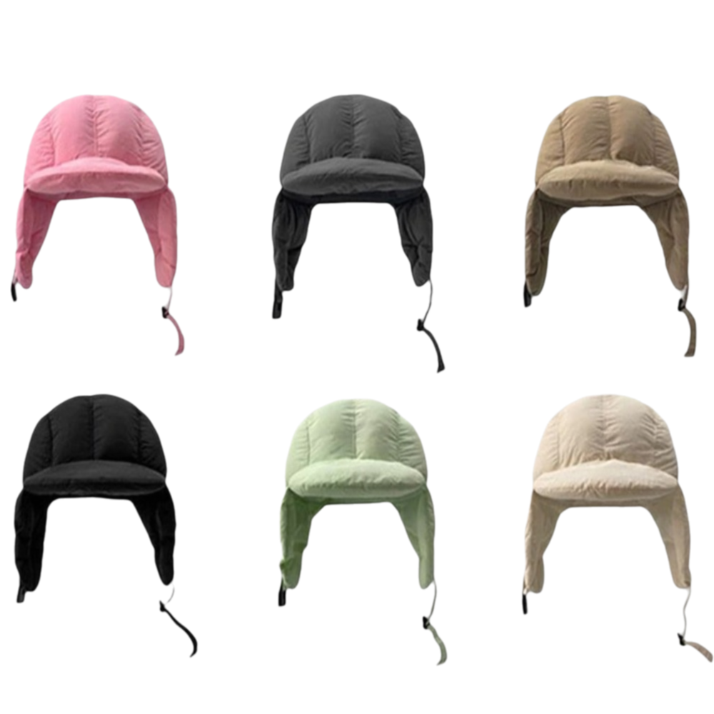 Solid Color Padded Bomber Hats - Trapper Hat Ear Flap 리뷰 및 가격