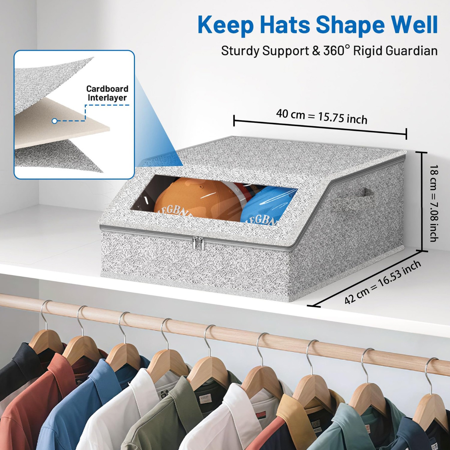 Large Capacity Double Row Hat  - Baseball Cap Structured 리뷰 및 가격