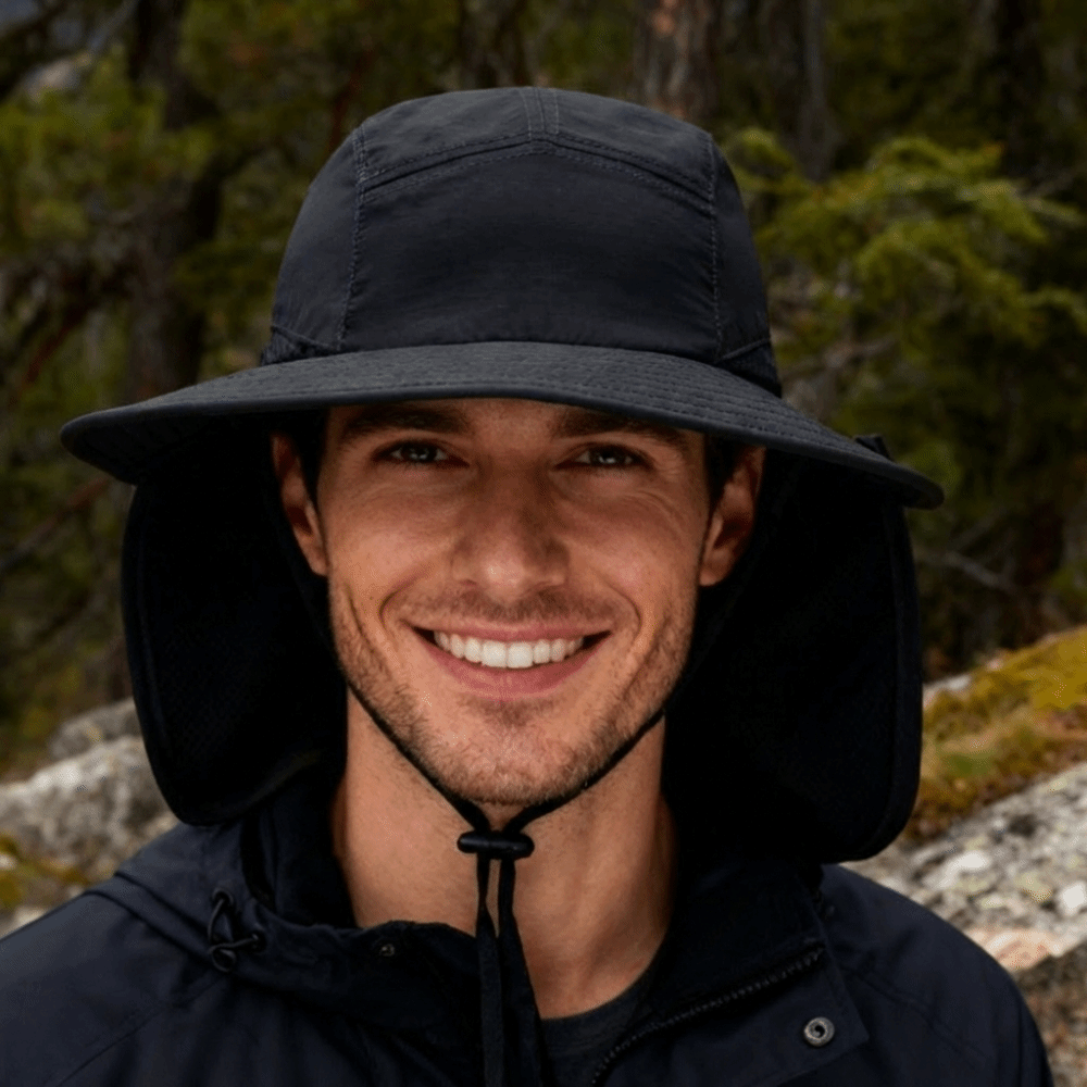 Fashion Wide Brim Outdoor Sun  - Bucket Hat Cotton 리뷰 및 가격