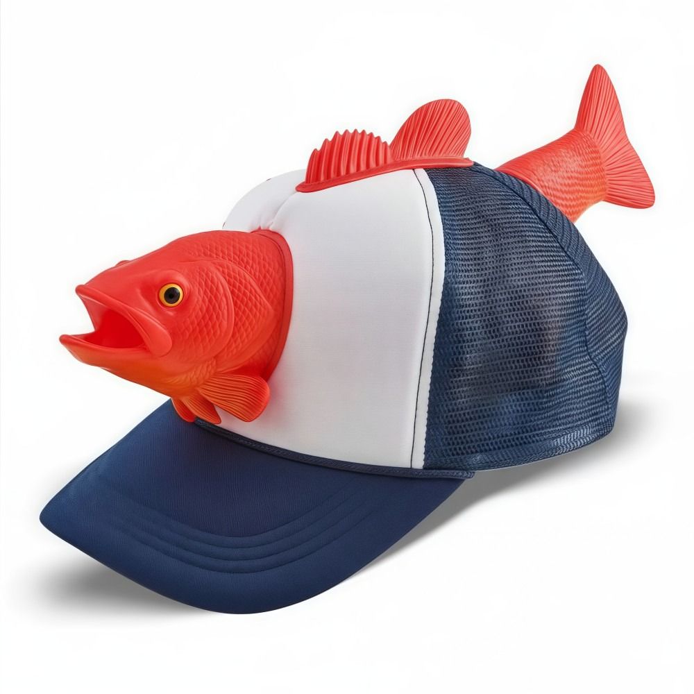 Funny 3D Fish Animal Trucker H - Trucker Cap Mesh 리뷰 및 가격