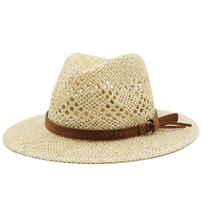Hollow Men Raffia straw hat St - Cowboy Hat Straw 리뷰 및 가격