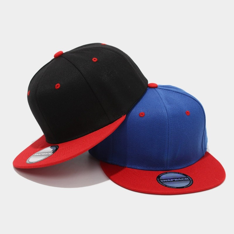 Two-Tone Color-Blocking Hip-Ho - Snapback Hat Flat 리뷰 및 가격