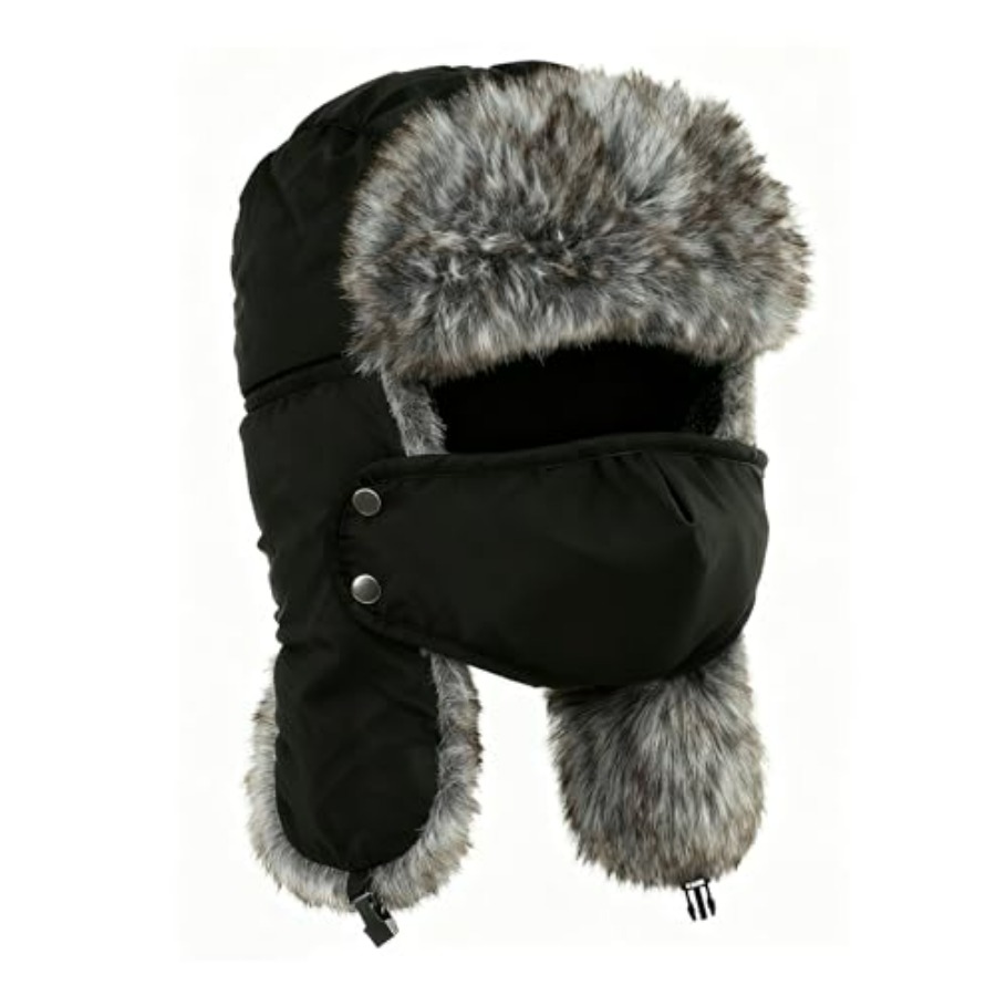 Buauty Fur Trapper Hat for Men - Trapper Hat Ear Flap 리뷰 및 가격