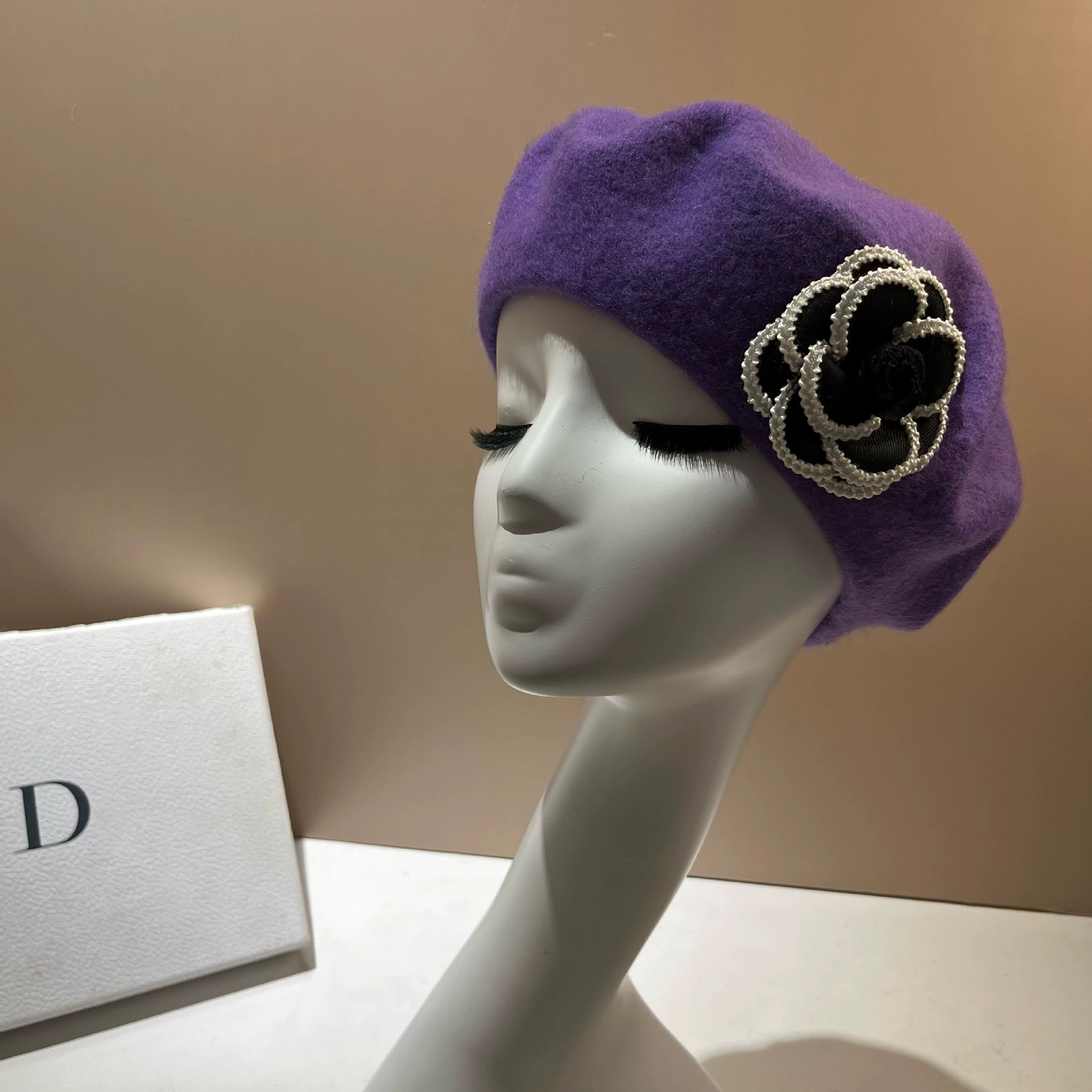 Camellia accessories 2025 autu - Beret French Wool 리뷰 및 가격