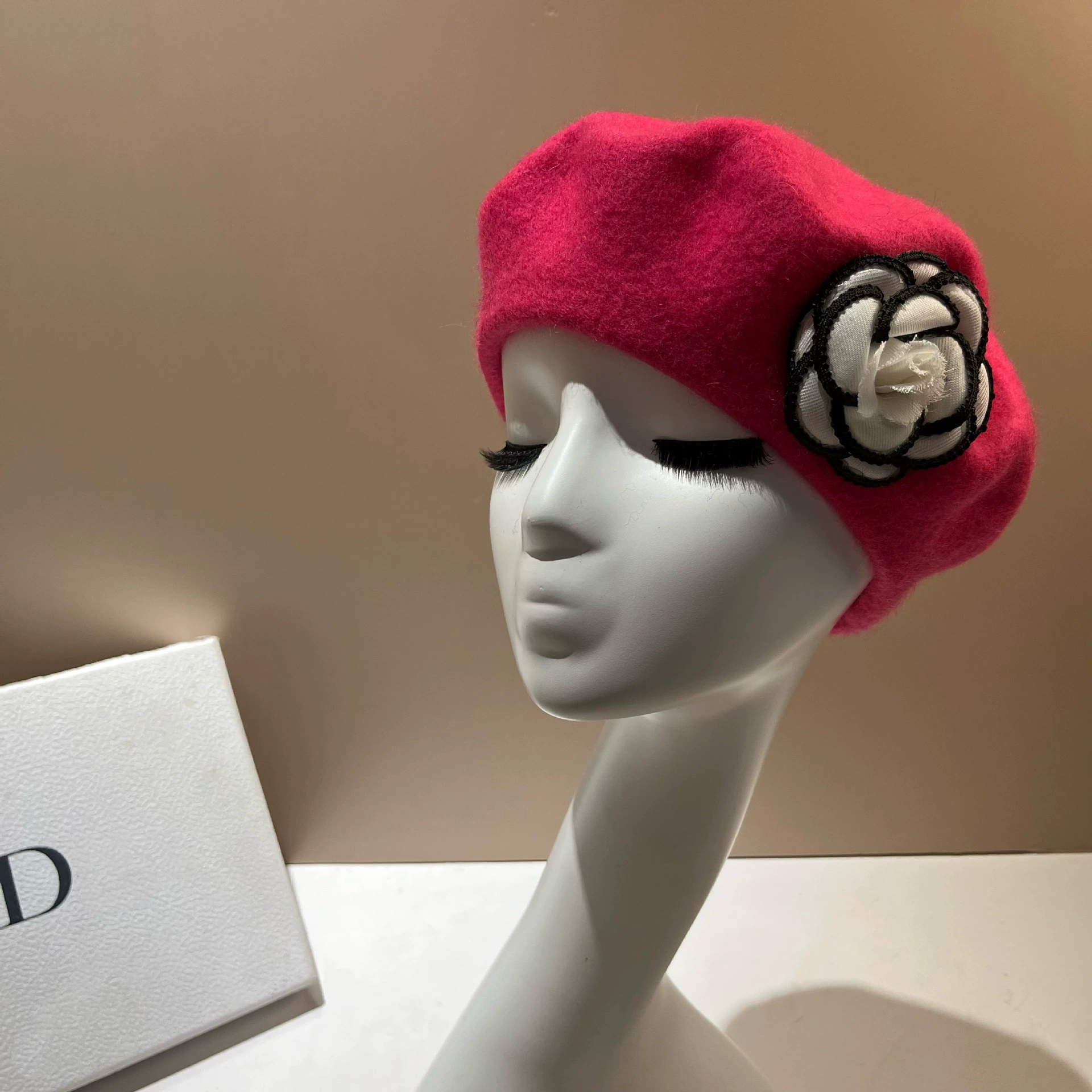Camellia accessories 2025 autu - Beret French Wool 리뷰 및 가격