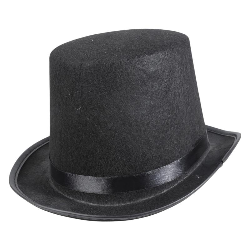 Retro Top Hat Magician Costume - Fedora Hat Wool 리뷰 및 가격