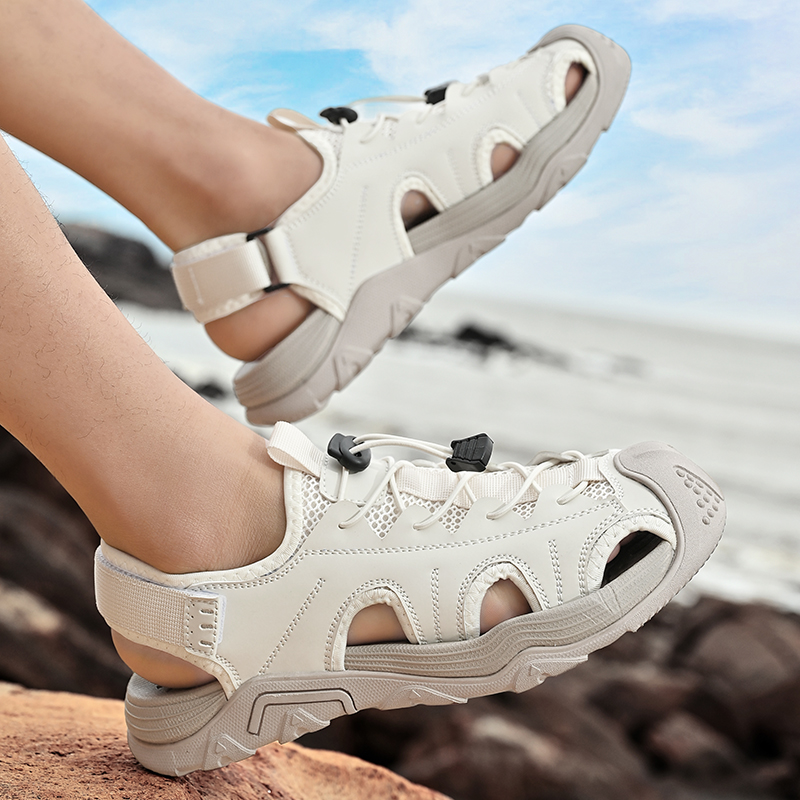 Sandals men's tide summer new  - Snapback Hat Flat 리뷰 및 가격