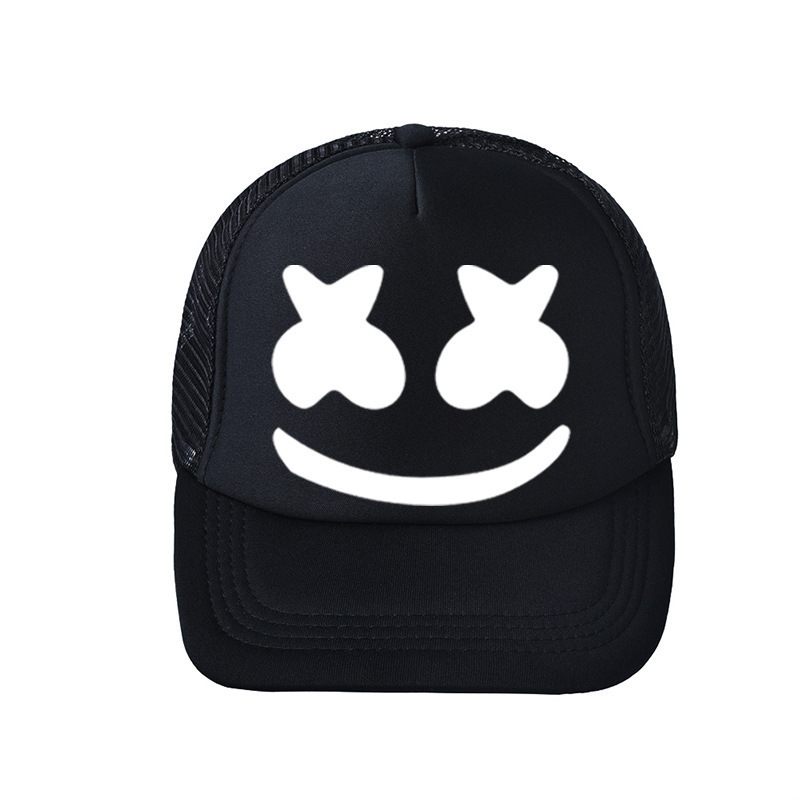DJ Hip Pop Hat Marshmello Cosp - Trucker Cap Mesh 리뷰 및 가격