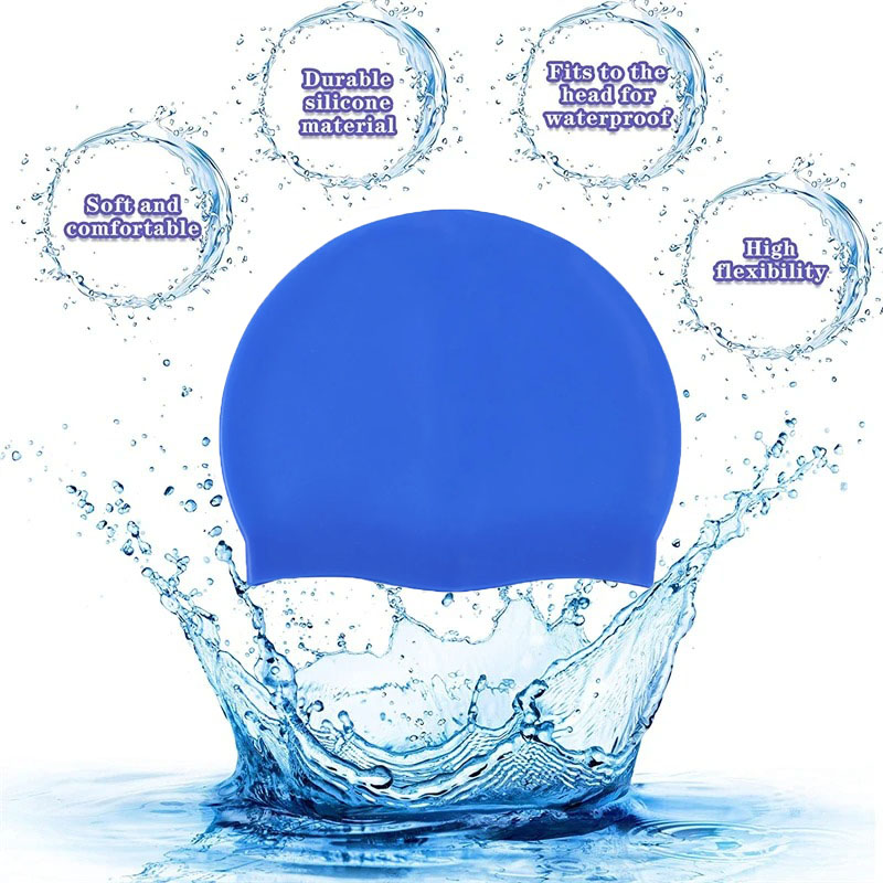 Waterproof Silicone Swim Caps  - Swim Hat Silicone 리뷰 및 가격