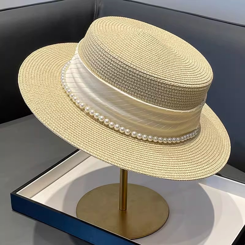 2025 New Style Hat Retro Flat  - Sun Hat Wide Brim 리뷰 및 가격
