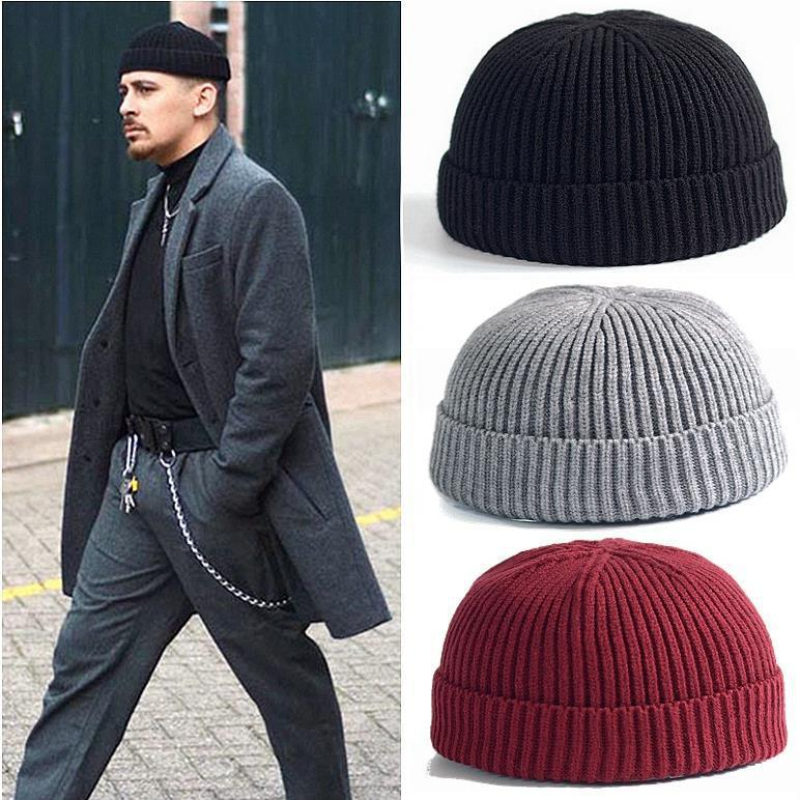 Winter Knitted Hat Warm Outdoo - Beanie Cuffed Knit 리뷰 및 가격