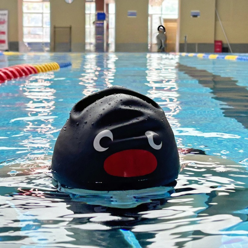 Funny Penguin Swim Cap for Adu - Swim Hat Silicone 리뷰 및 가격