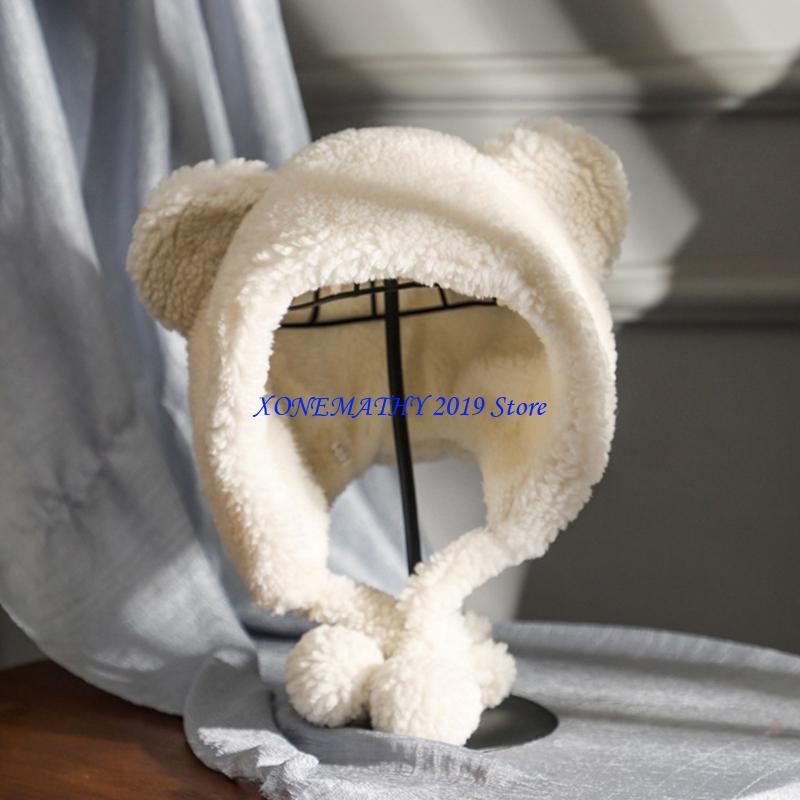 F42F Faux Fleece Plush Beanie  - Trapper Hat Ear Flap 리뷰 및 가격