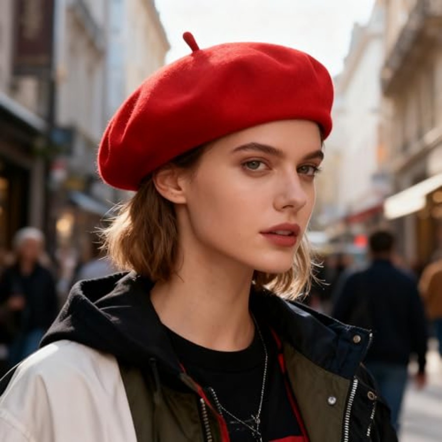 Women Beret Classic French Hat - Beret French Wool 리뷰 및 가격