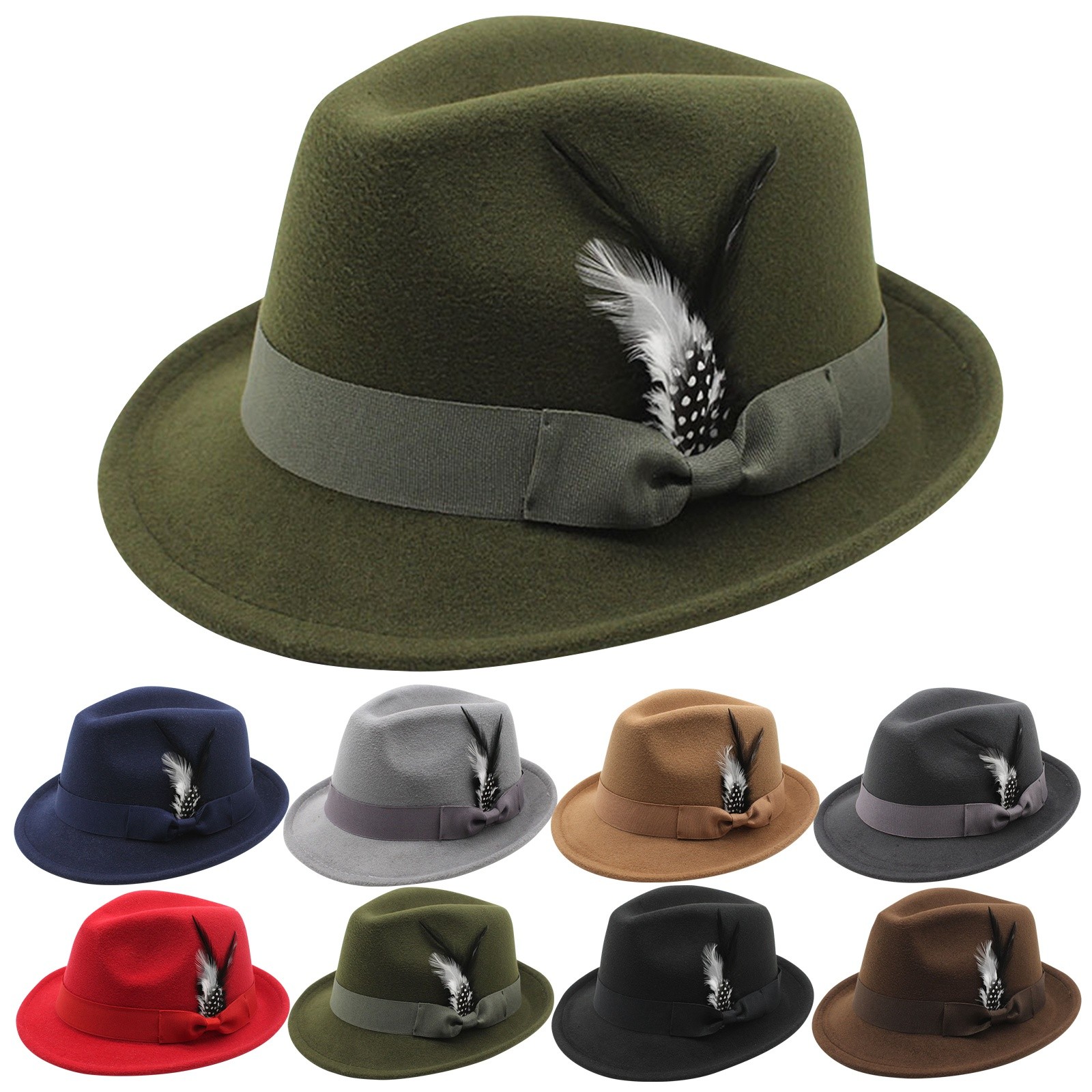 Vintage Fedora Hat Women Men T - Fedora Hat Wool 리뷰 및 가격