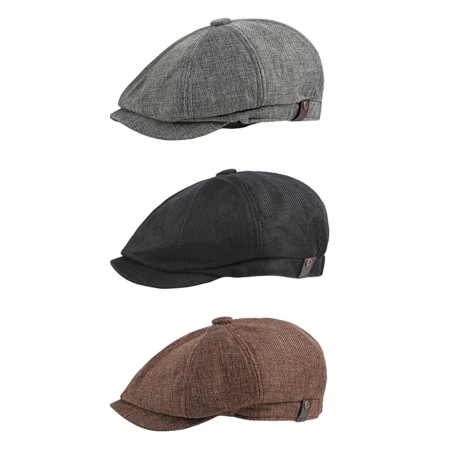 Men Classic 8 Panel Newsboy Ga - Newsboy Cap Ivy 리뷰 및 가격