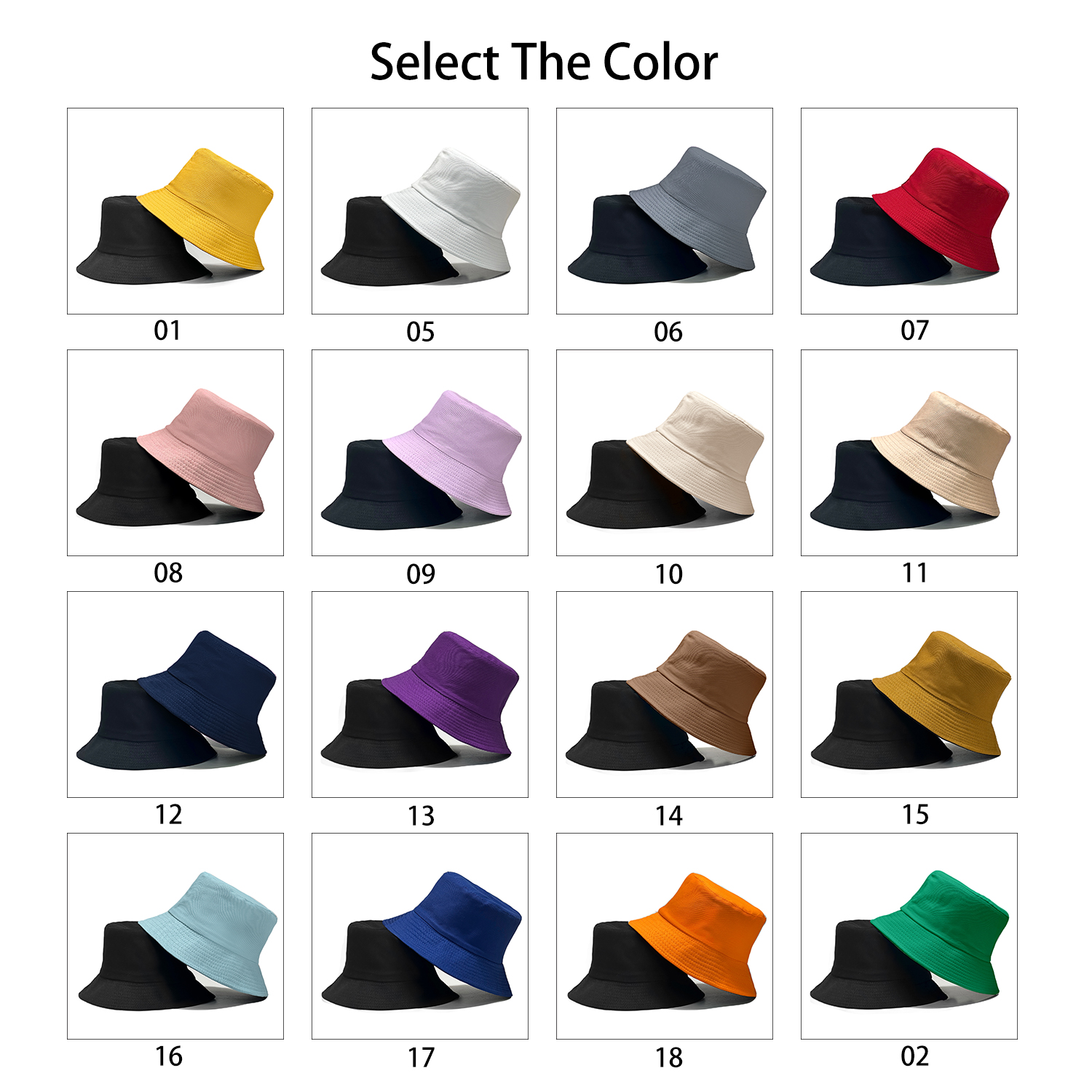 Custom Logo Double Side Fisher - Bucket Hat Cotton 리뷰 및 가격