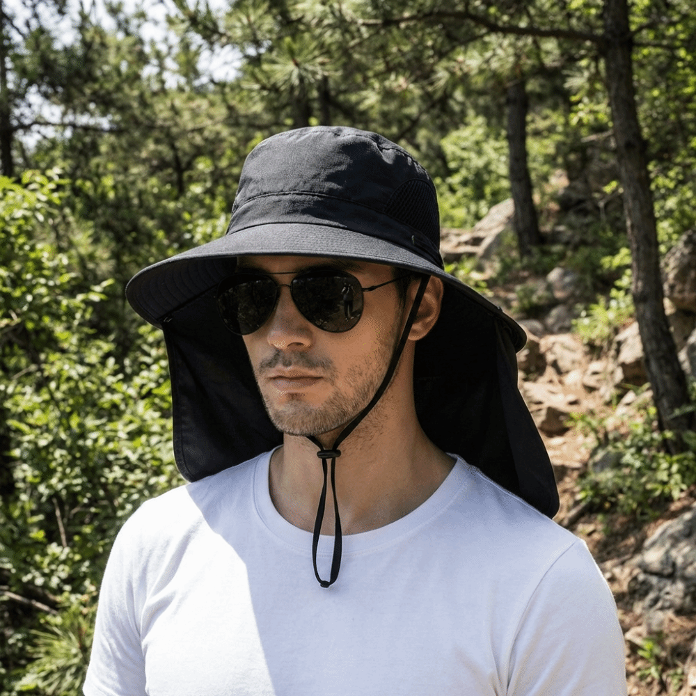Removable Cloth Men Sun Hat Bi - Bucket Hat Cotton 리뷰 및 가격