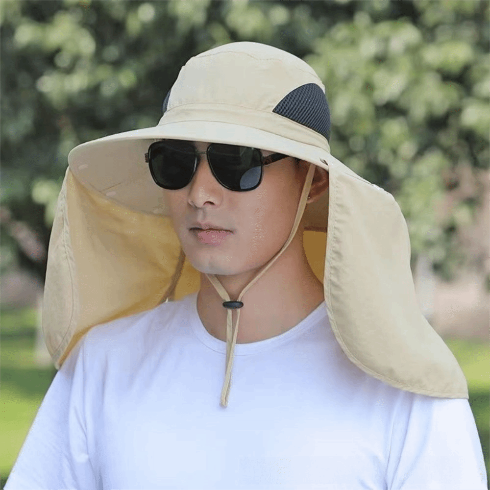Removable Cloth Men Sun Hat Bi - Bucket Hat Cotton 리뷰 및 가격