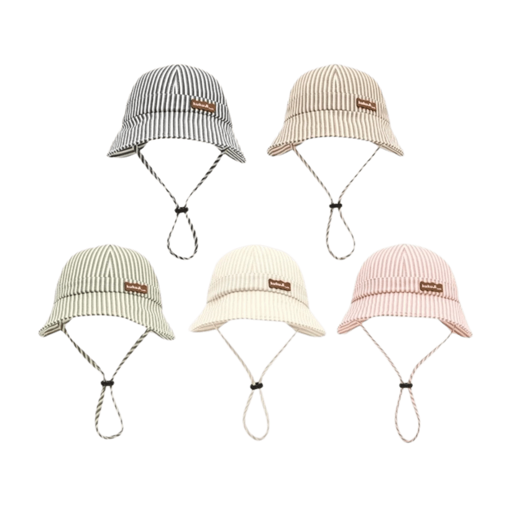 New Striped Baby Bucket Hat Ad - Bucket Hat Cotton 리뷰 및 가격