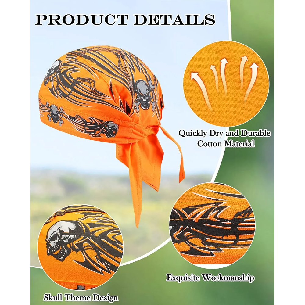 1pc Cycling Skull Pirate Cap H - Skull Cap Helmet Liner 리뷰 및 가격