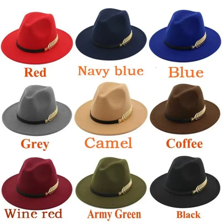1 Pcs New Fashion Unisex Men W - Fedora Hat Wool 리뷰 및 가격