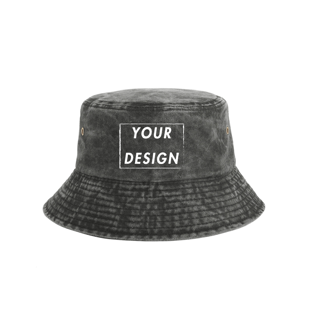Custom Washed Vintage Bucket H - Bucket Hat Cotton 리뷰 및 가격