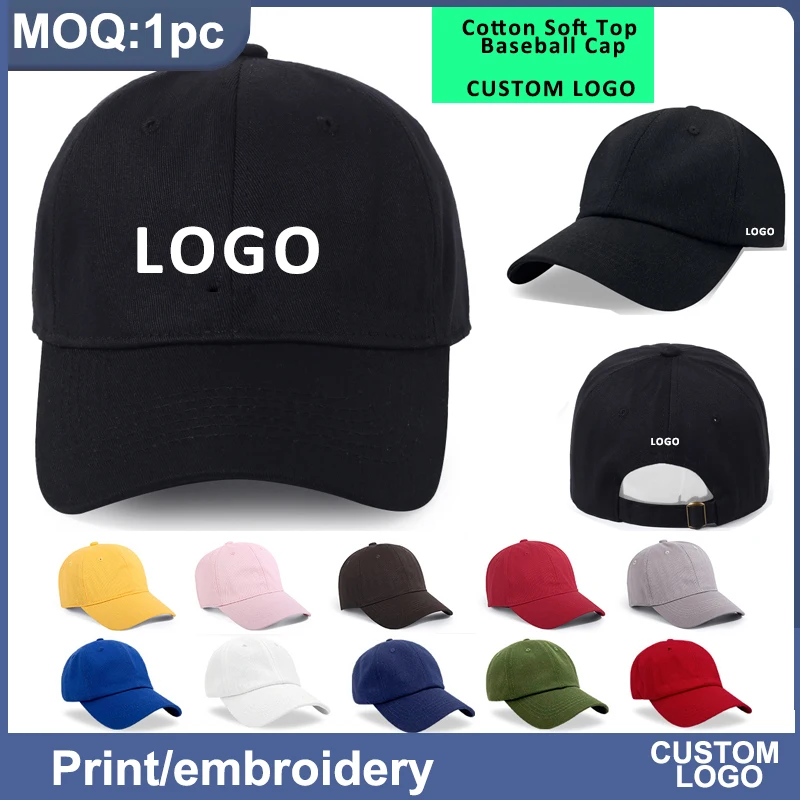 Custom Logo Hat For Women Men  - Baseball Cap Structured 리뷰 및 가격