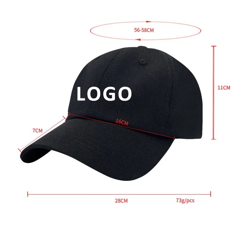 Custom Logo Hat For Women Men  - Baseball Cap Structured 리뷰 및 가격
