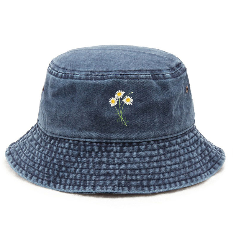 Customize Flower Cotton Washed - Bucket Hat Cotton 리뷰 및 가격
