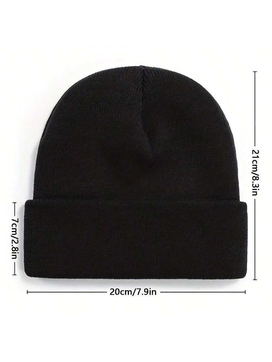 Soft Warm Knit Beanie Hat For  - Beanie Cuffed Knit 리뷰 및 가격